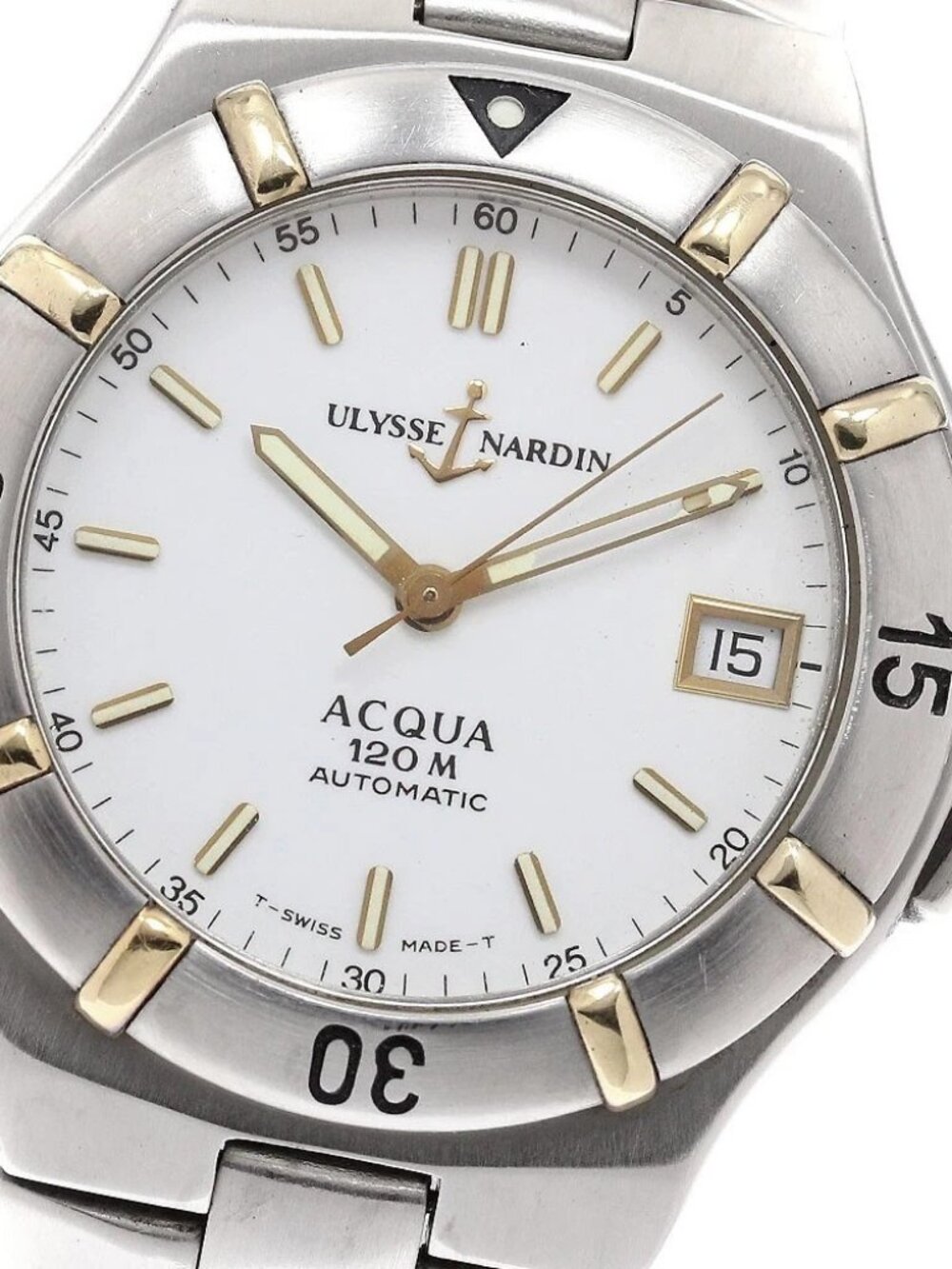 Ulysse Nardin Aqua 120 134-26 Date white Dial Automatic Men's Watch